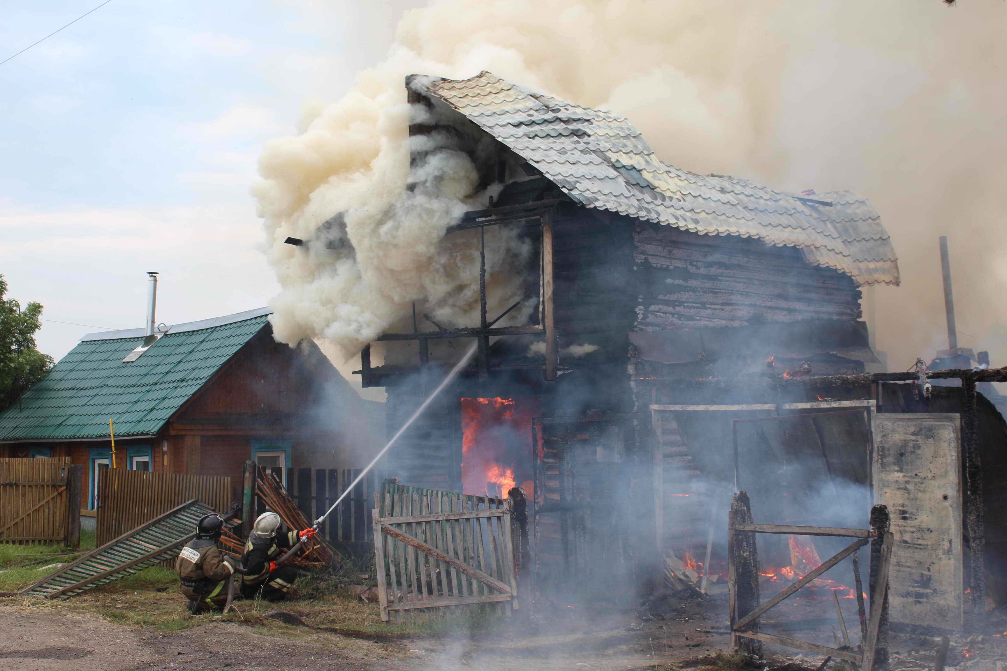 Село Малиновка Томский район пожар