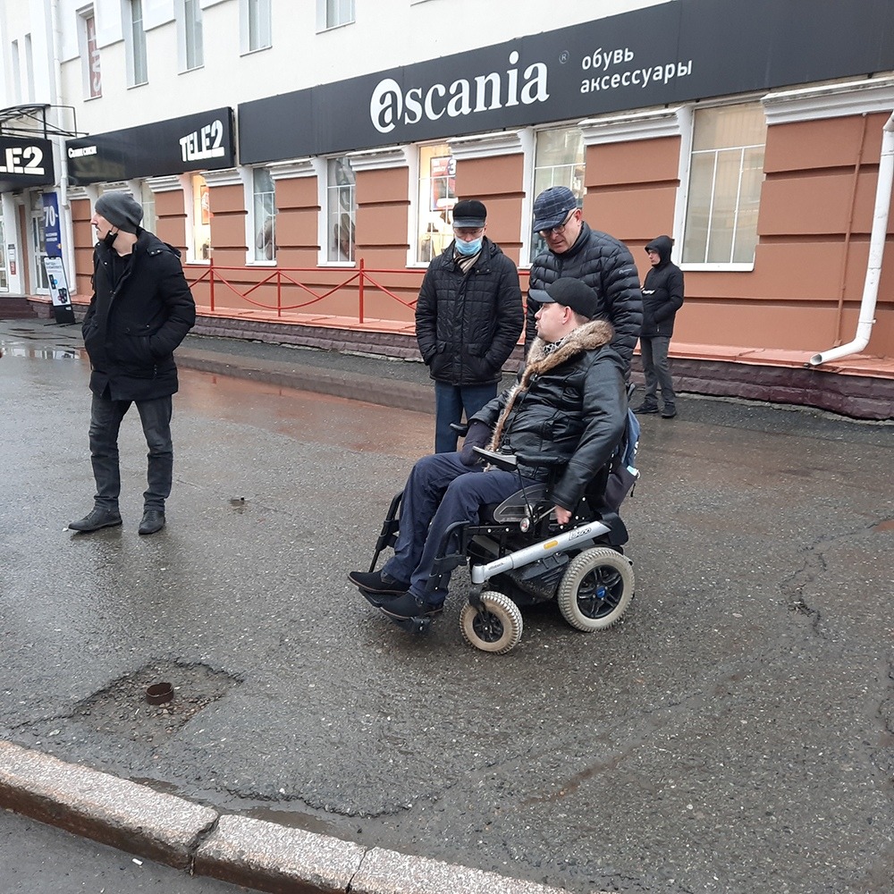 Томские инвалиды жалуются на недоступность проспекта Ленина