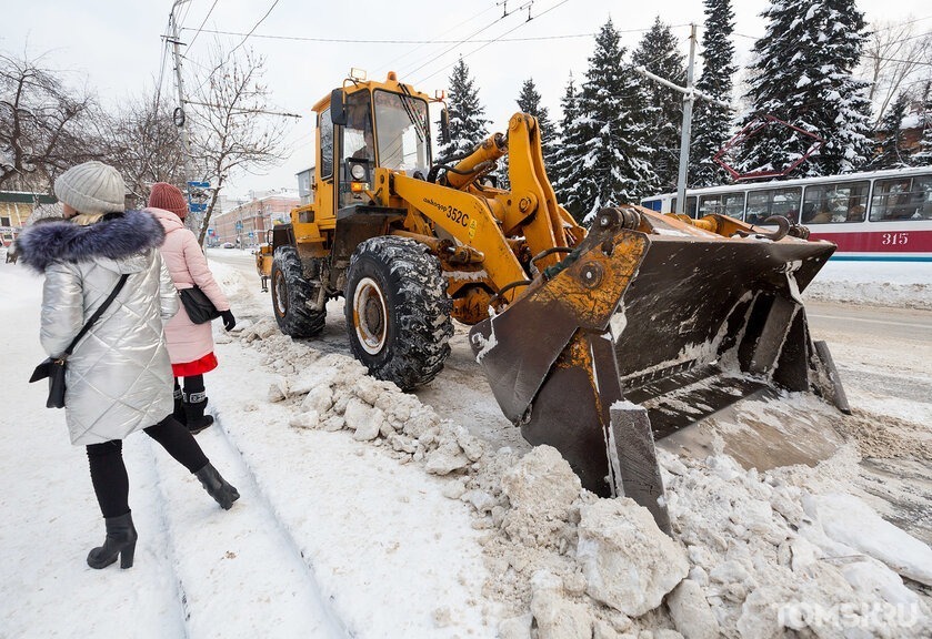 В Томске увеличили частоту уборки снега на улицах города