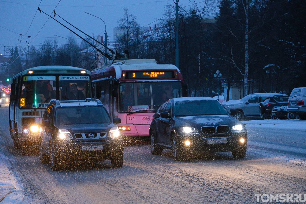 В мэрии Томска рассказали, как будет работать общественный транспорт в новогодние праздники
