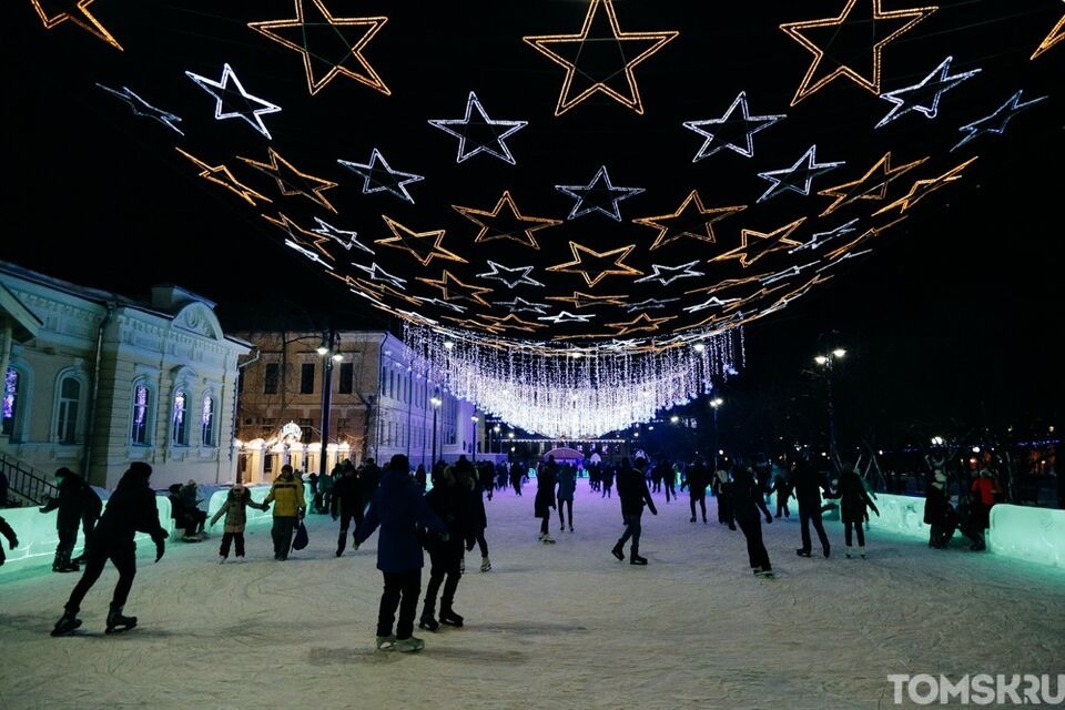 Ледовые городки Томска охраняются народными дружинниками города