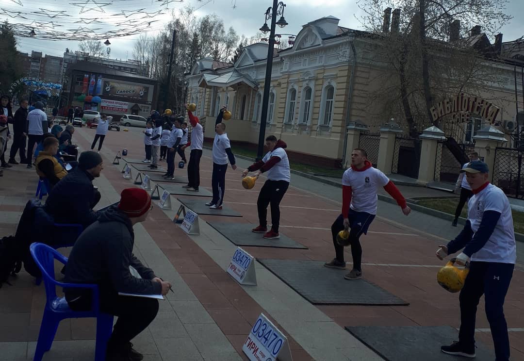 Акция «Рывок Победы» прошла в Томске