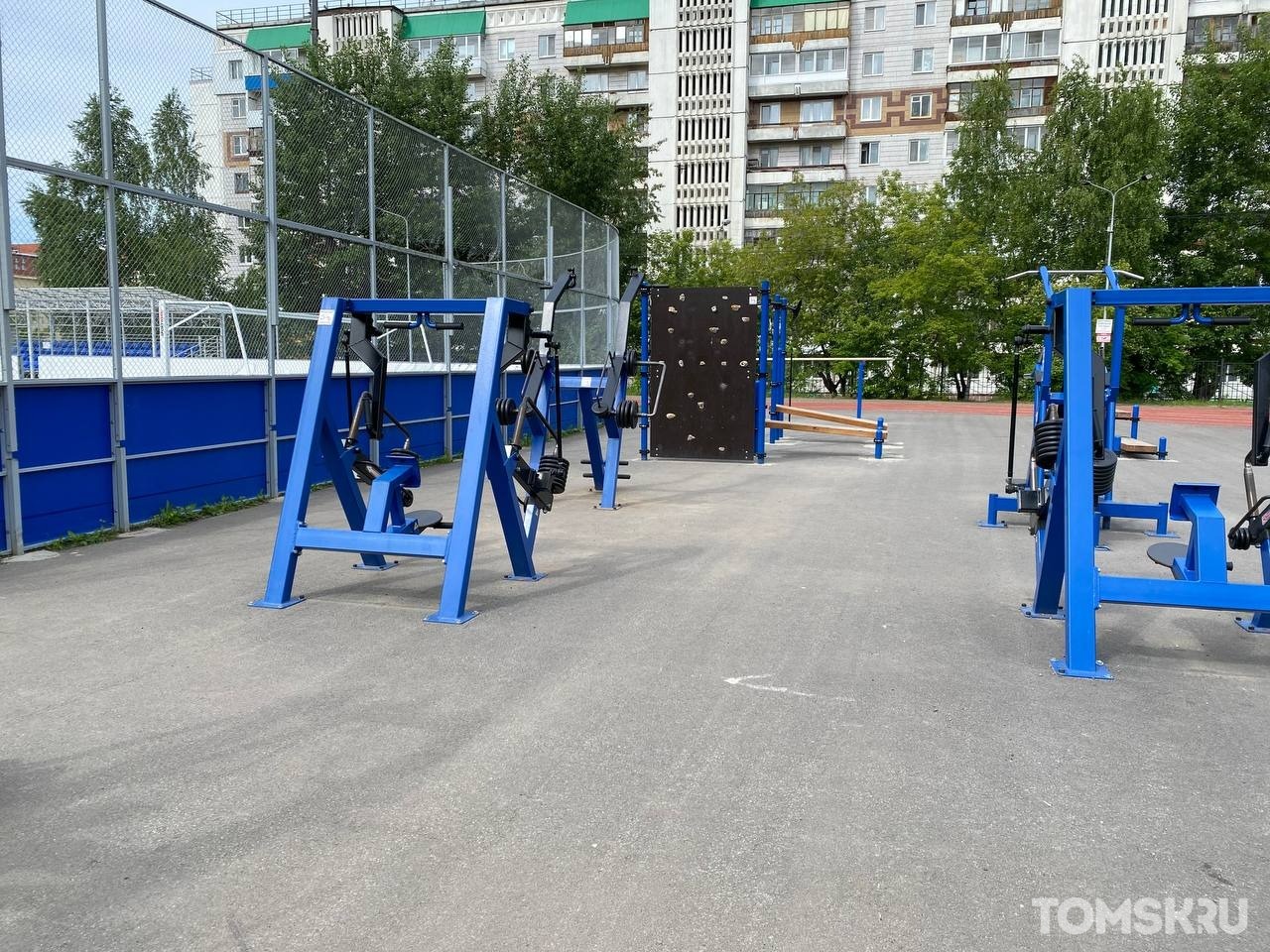 В Томске появится спортивная площадка с WiFi и зоной для воркаута 