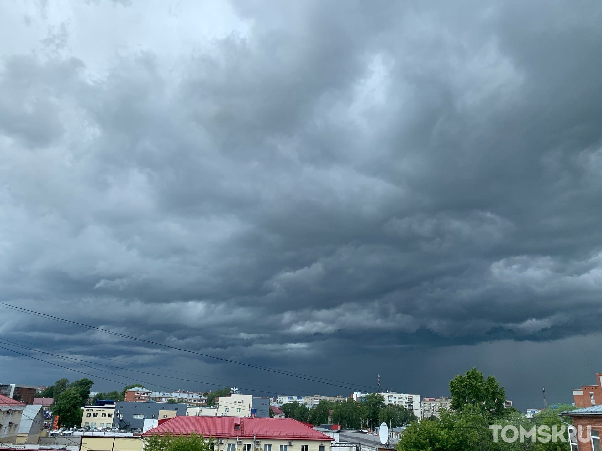 Штормовое предупреждение объявлено на воскресенье в Томской области