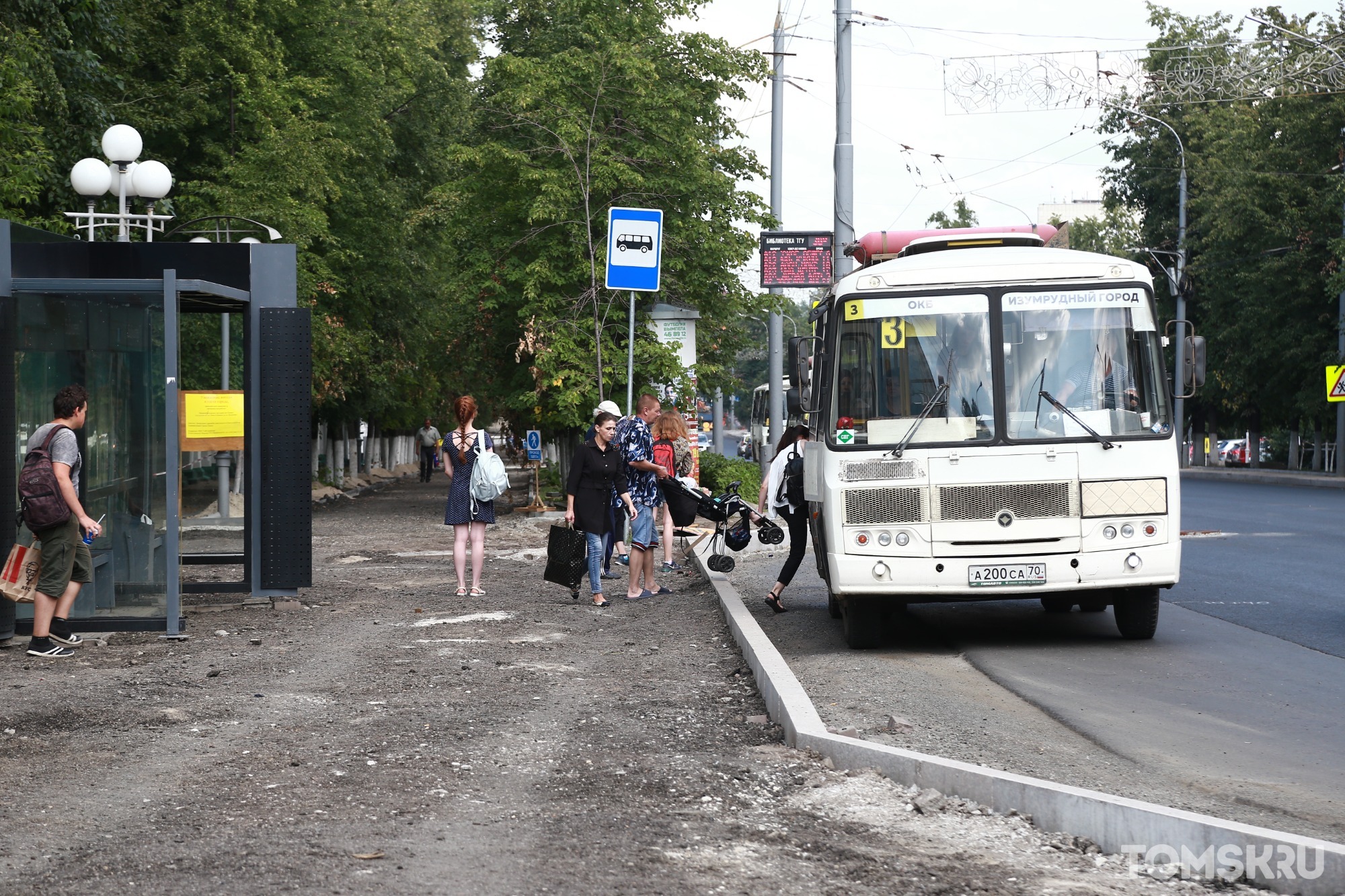В Томске 3 августа изменится маршрут движения сразу двух автобусов