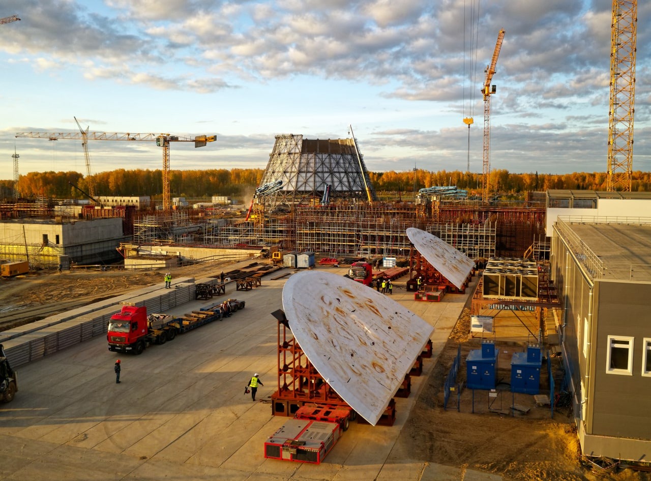 Основание для реактора БРЕСТ-300 доехало в Северск раньше срока 