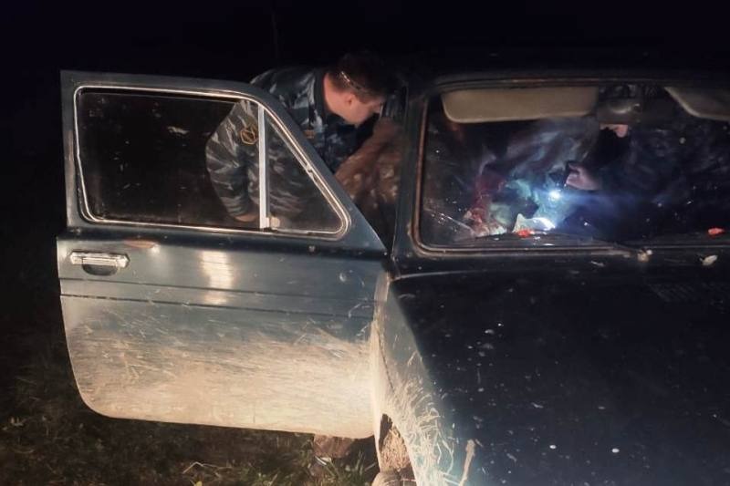 В Томском районе сотрудники ДПС обнаружили в остановленной «Ниве» тушу лося