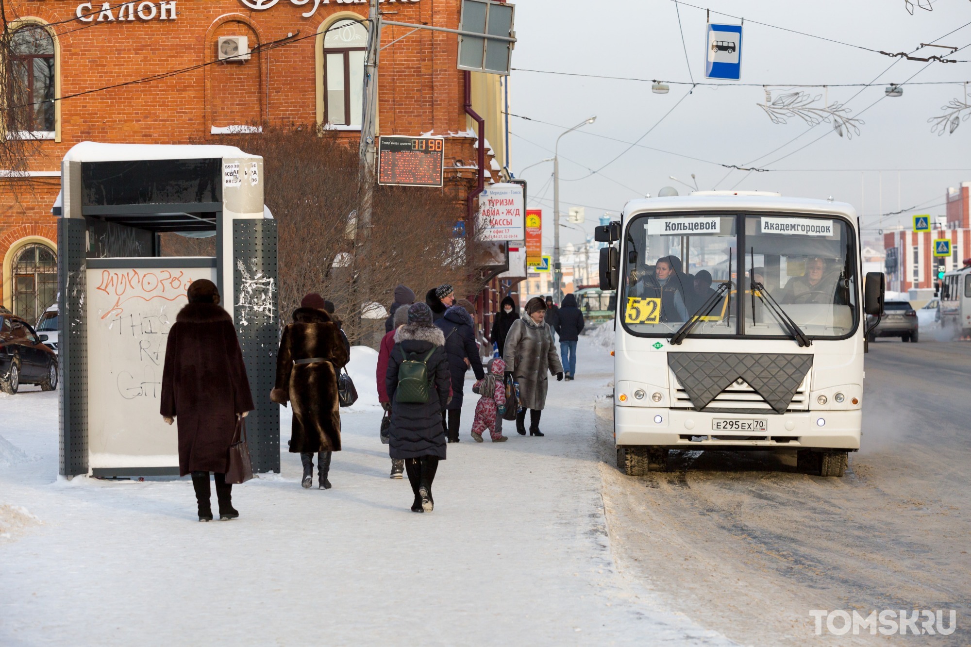 В новогодние праздники в Томске прошли проверки городских автобусов