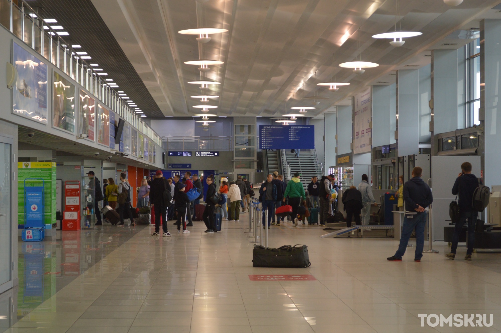 В новогодние каникулы пассажиропоток томского аэропорта увеличился на 10%