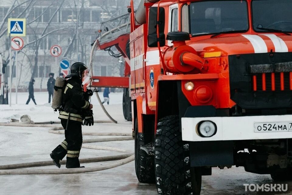 Утром 10 марта в Асиновском районе Томской области сгорел дом