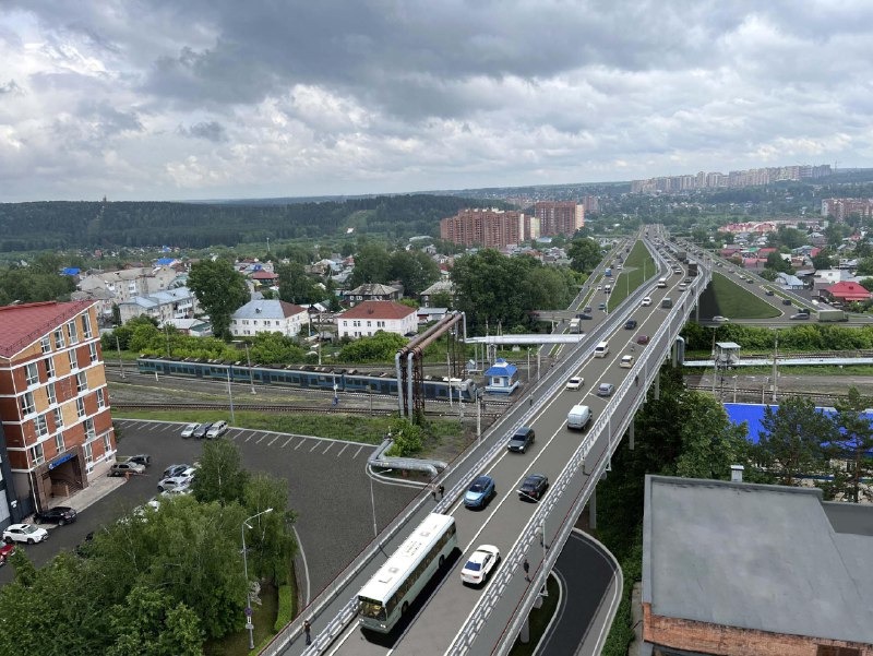 Томские депутаты одобрили идею строительства эстакады за 10 млрд рублей над Степановским переездом 