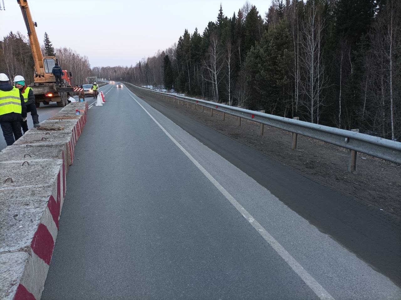 В Томском районе стартовал ремонт моста через реку Порос