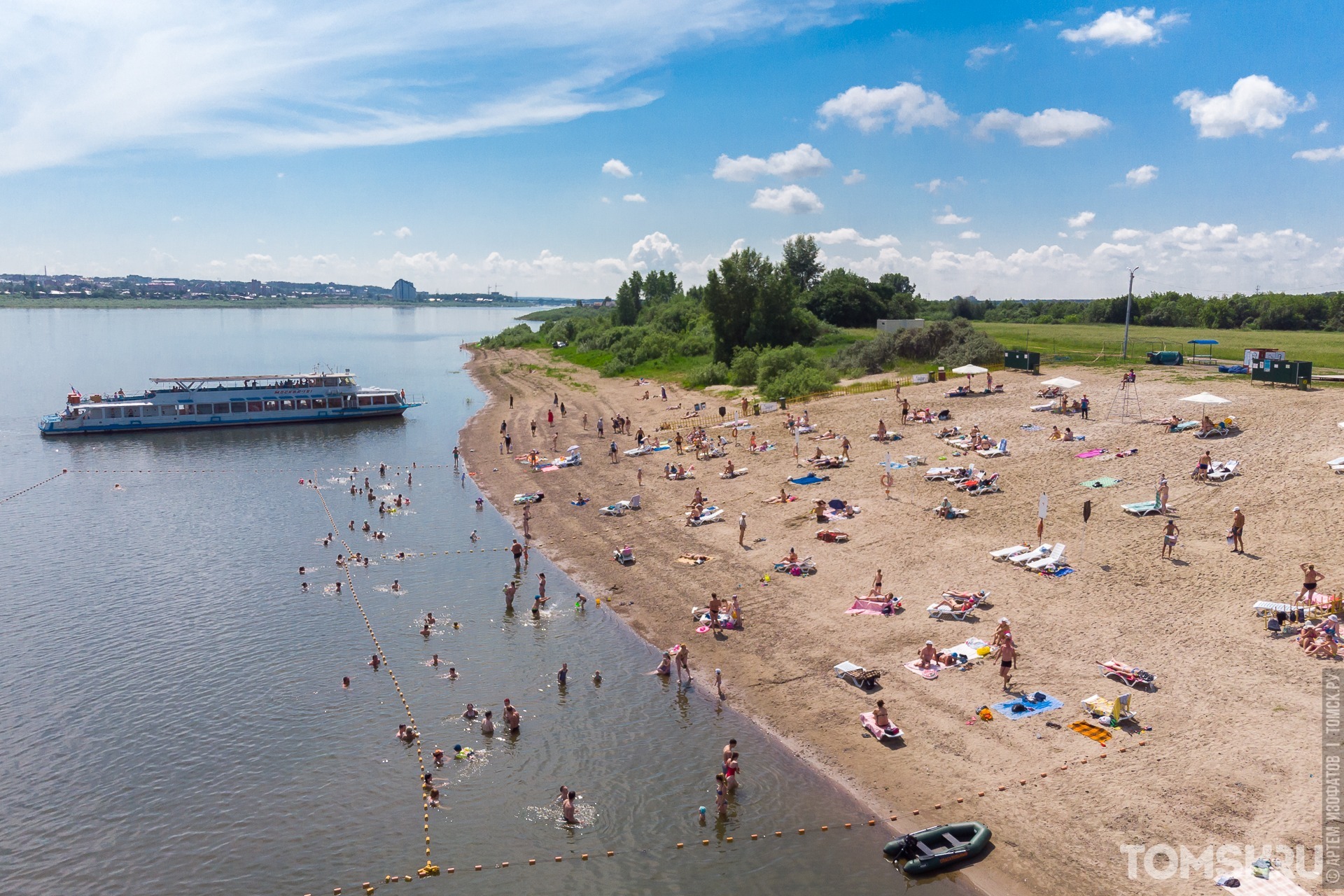 Воду на пляжах Томской области в начале июня проверят на пригодность для купания
