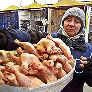 Россия снизила квоту на импорт мяса птицы в 2009 году на 300 тысяч тонн, заявил руководитель сводного департамента анализа и регулирования внешнеэкономической деятельности Минэкономразвития Алексей Лихачев.